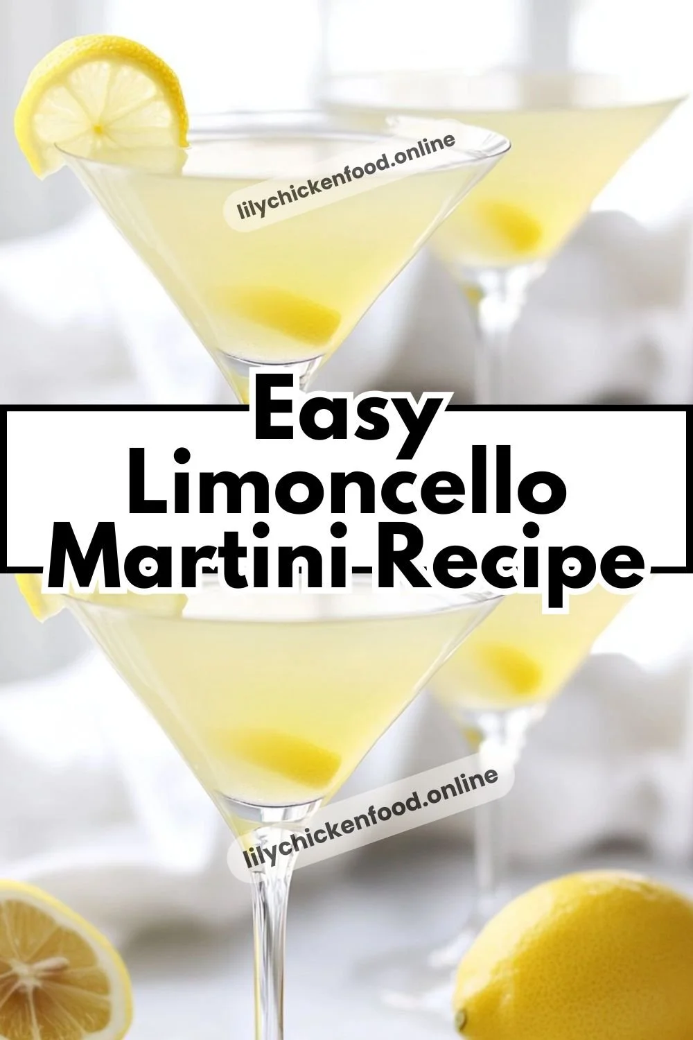 Limoncello Martini