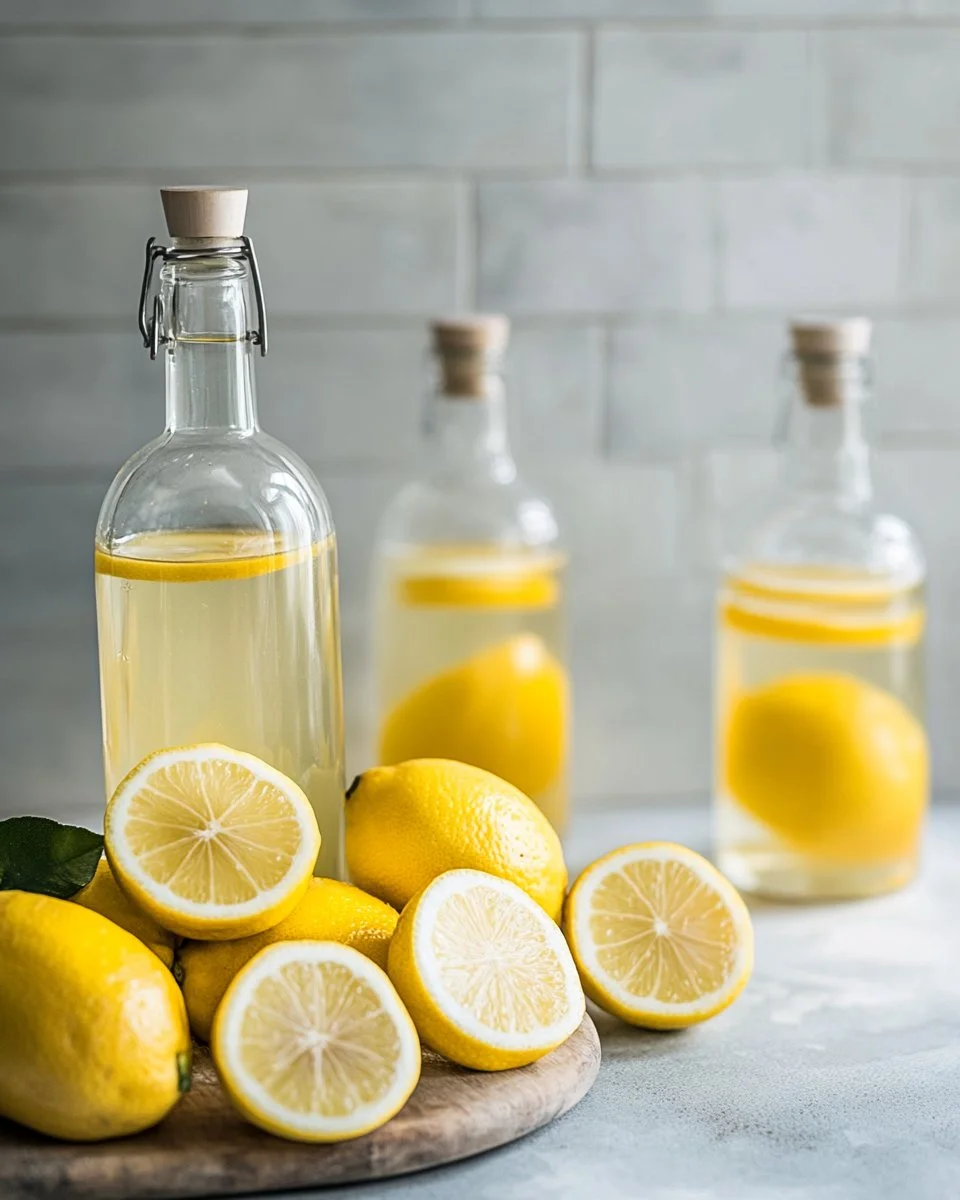 Homemade Limoncello