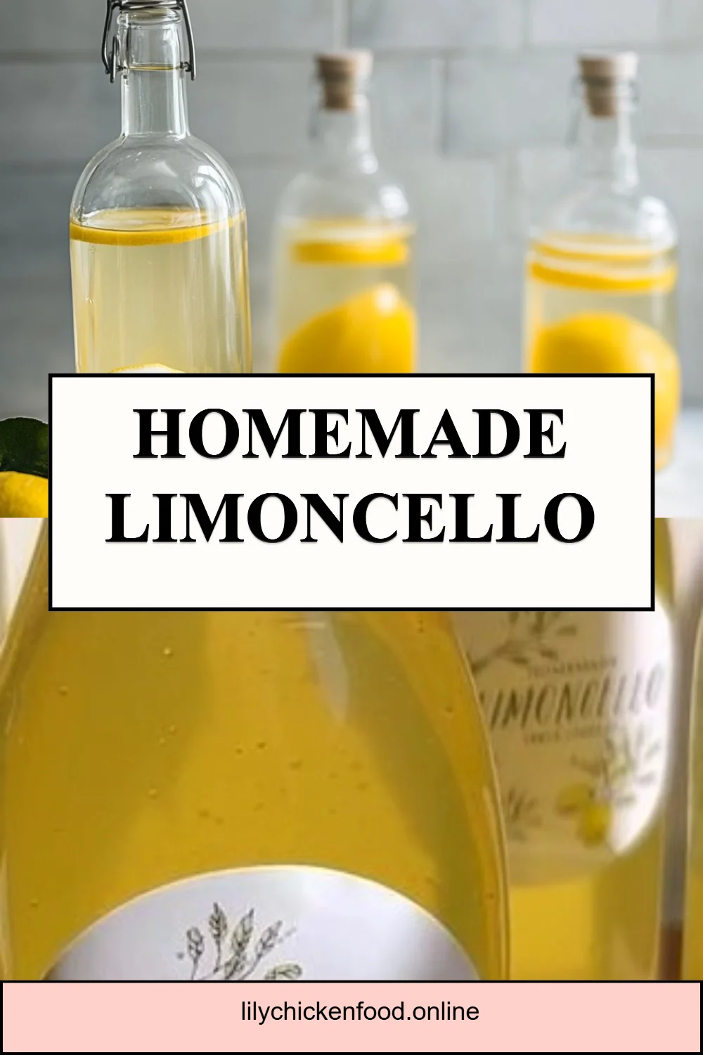 Homemade Limoncello
