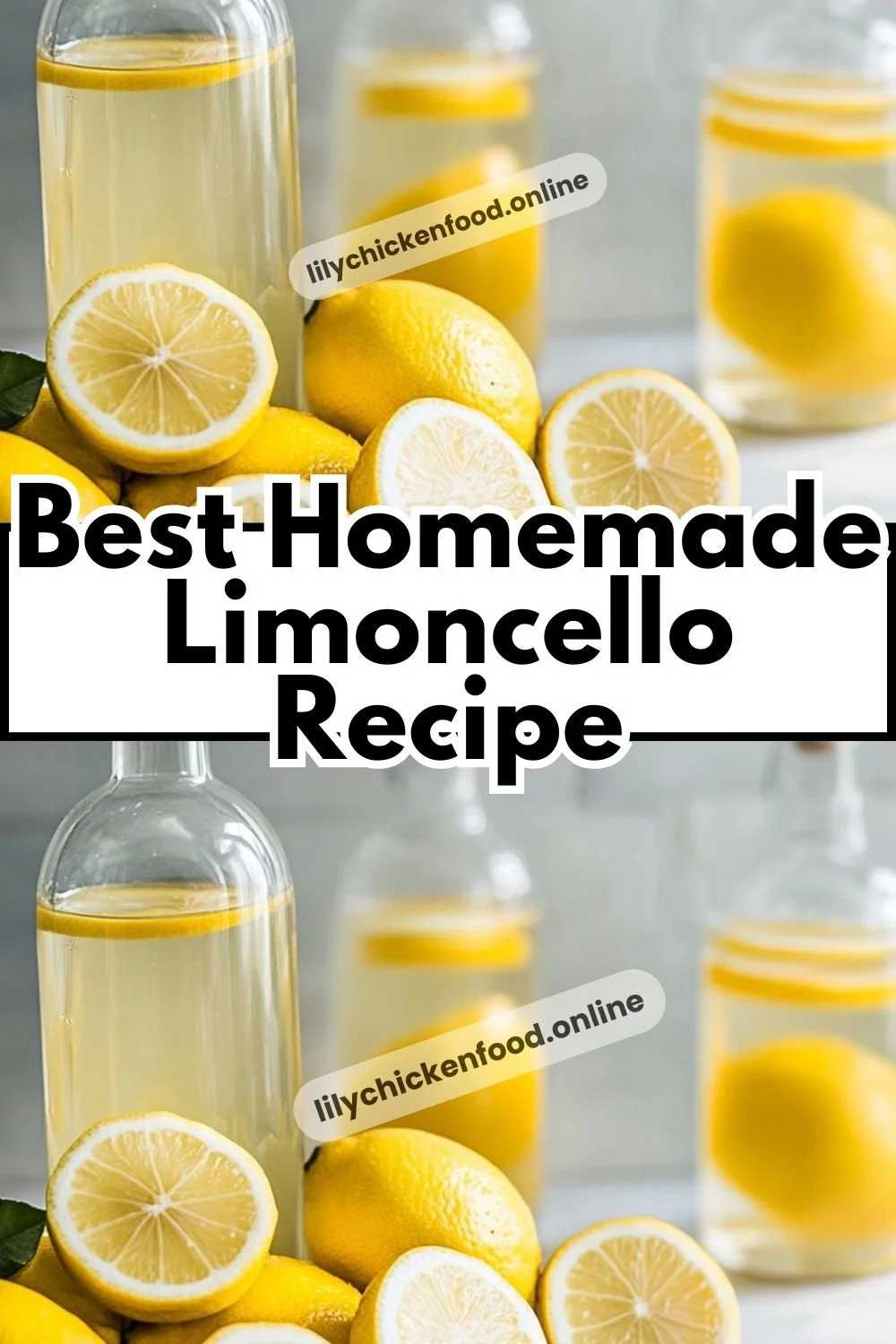 Homemade Limoncello