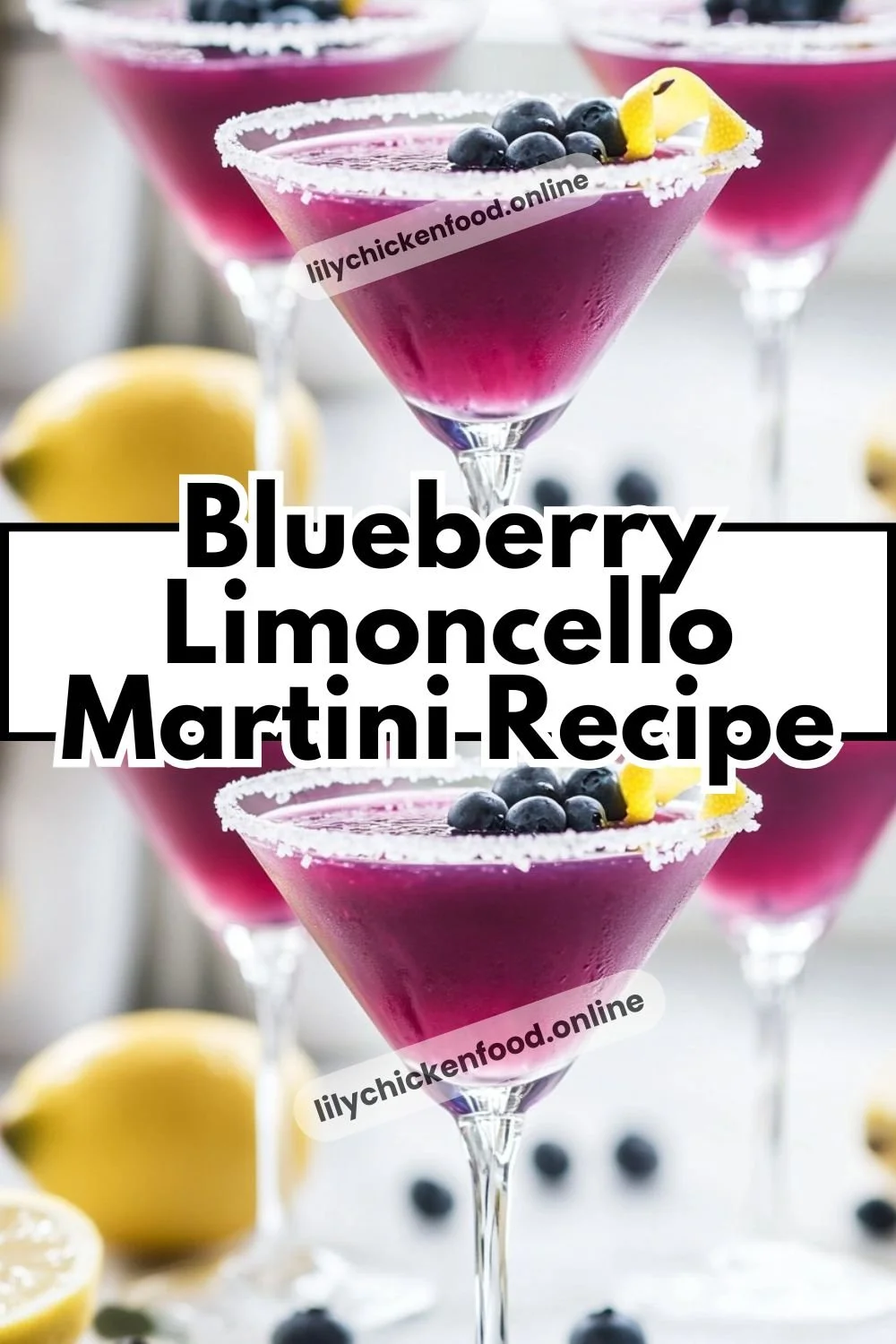 Blueberry Limoncello Martini: A Burst of Sunshine in a Glass!