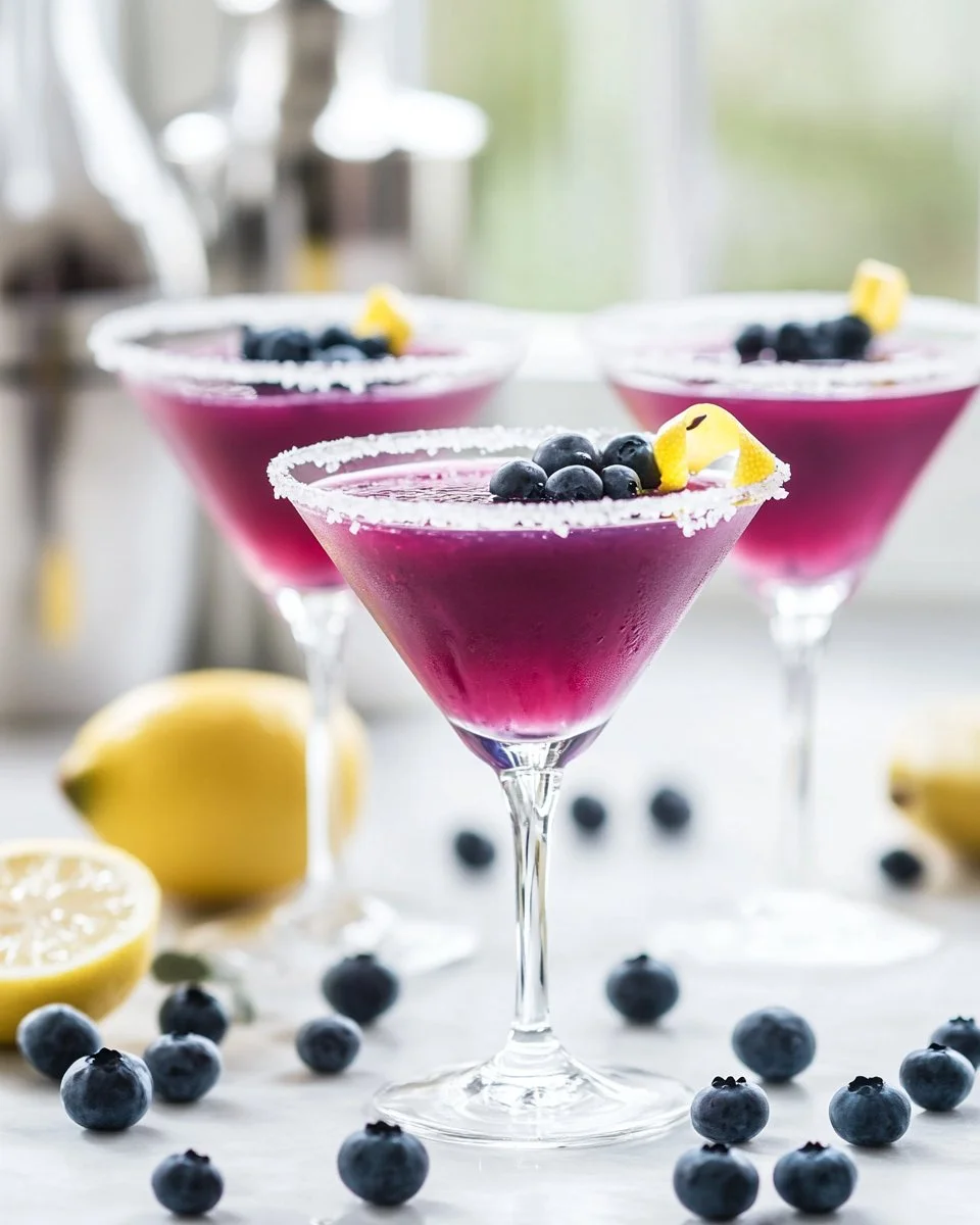 Blueberry Limoncello Martini: A Burst of Sunshine in a Glass!