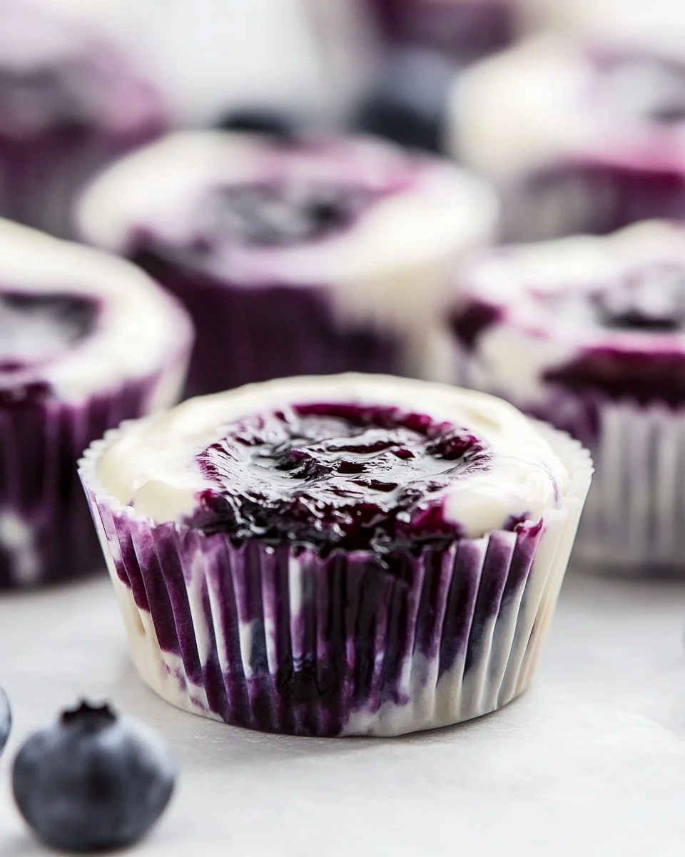 Blueberry Swirl Yogurt Bites