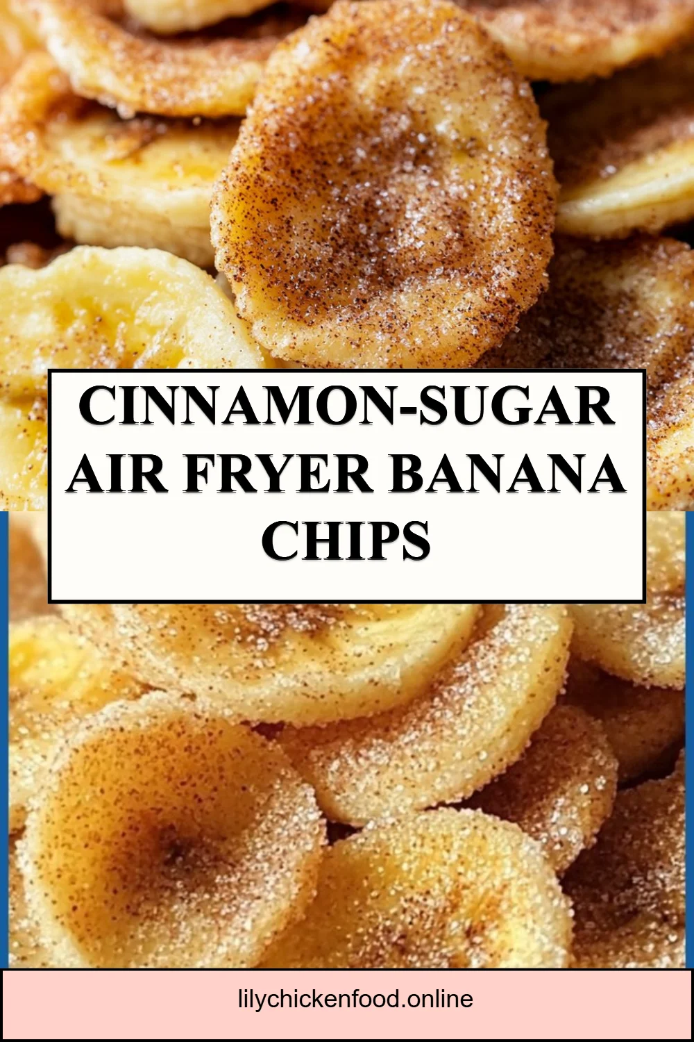 Cinnamon-Sugar Air Fryer Banana Chips