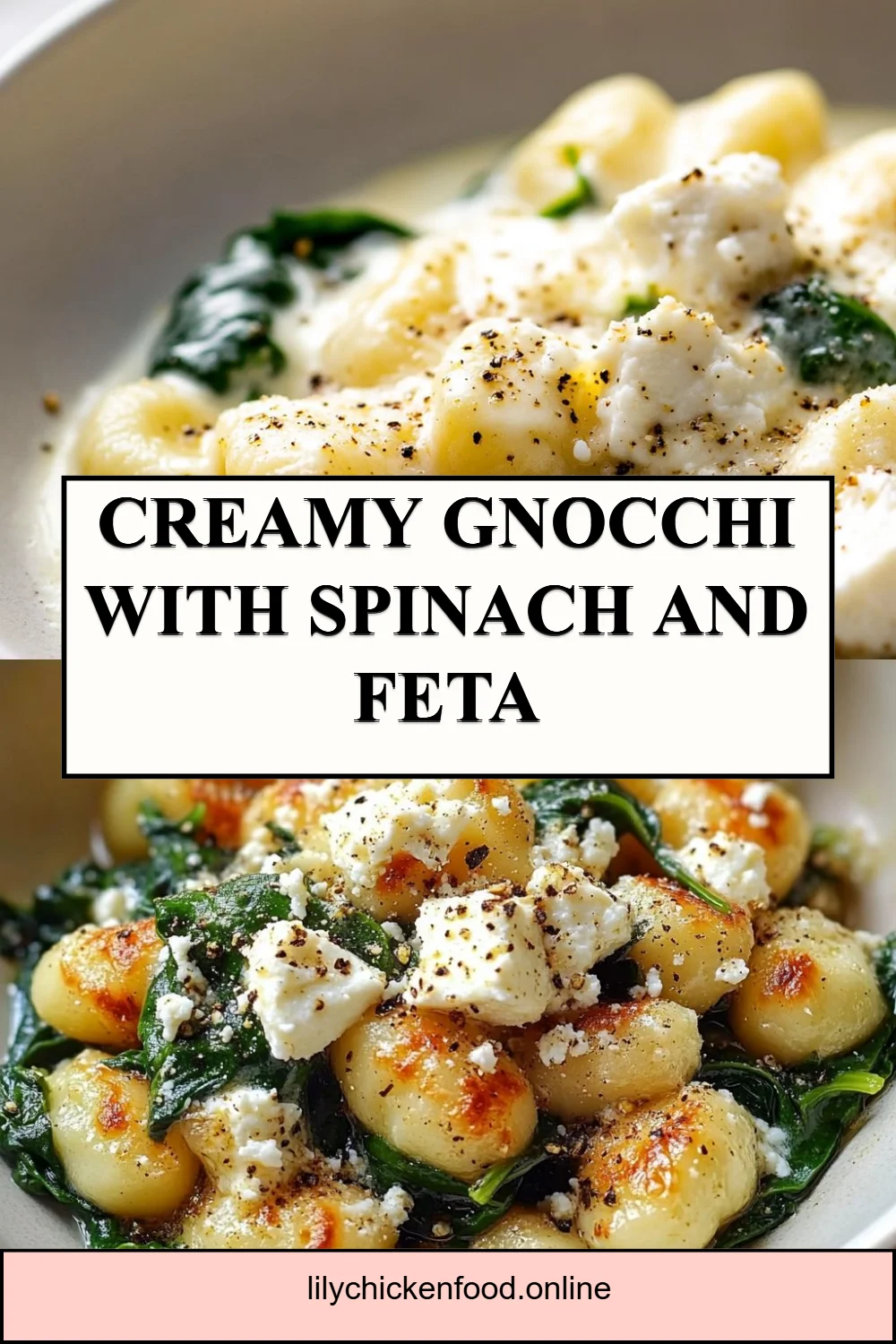 Creamy Gnocchi with Spinach and Feta