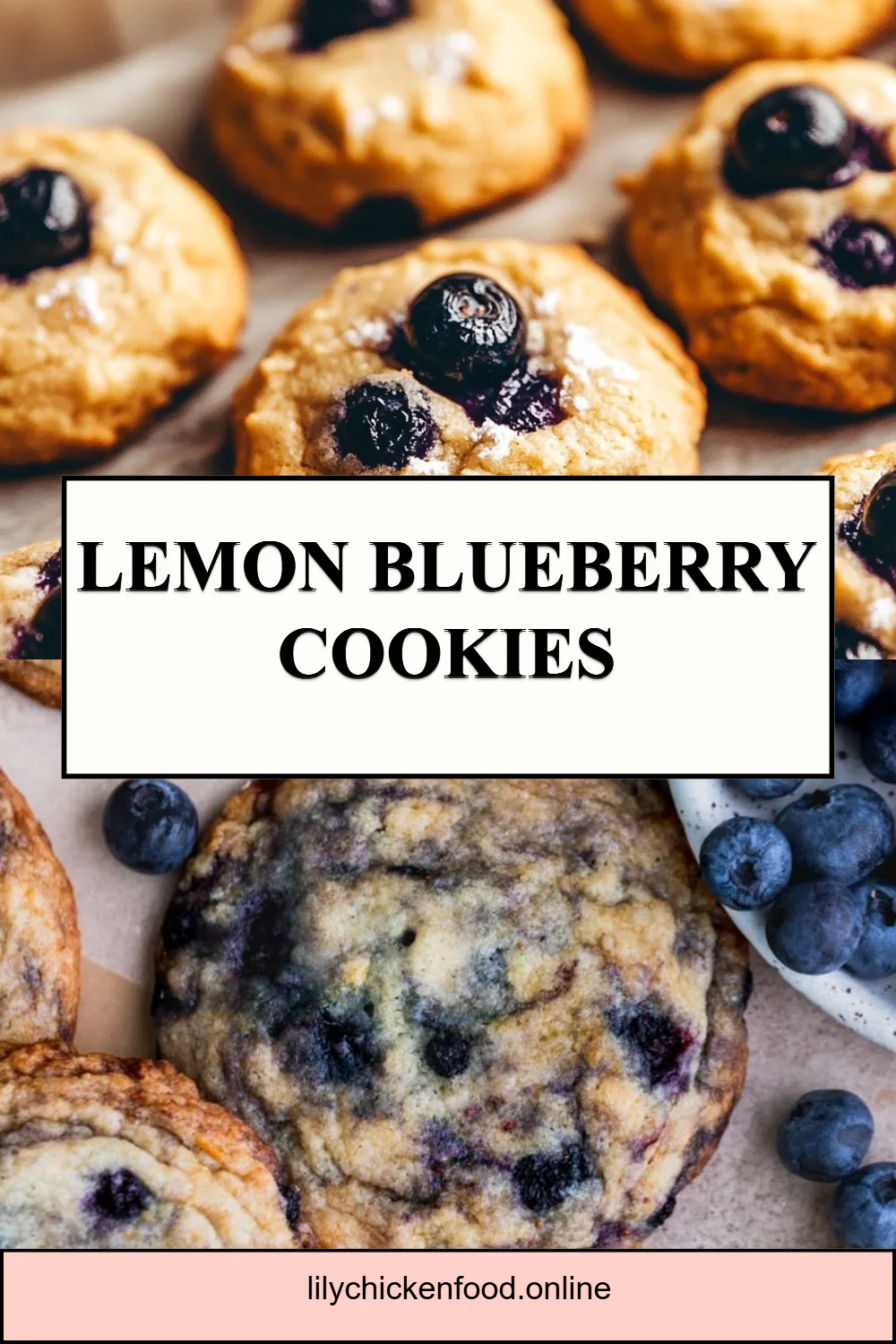 Lemon Blueberry Cookies