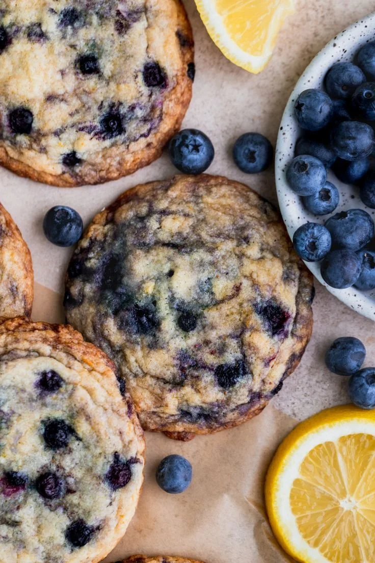 Lemon Blueberry Cookies
