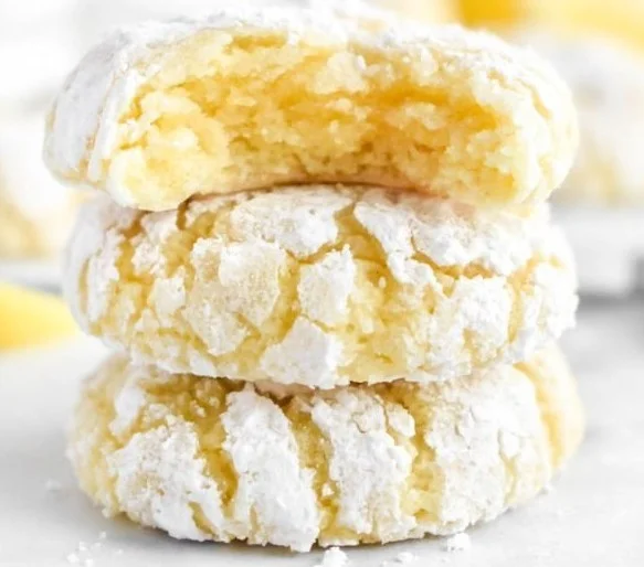 Lemon Crinkle Cookies