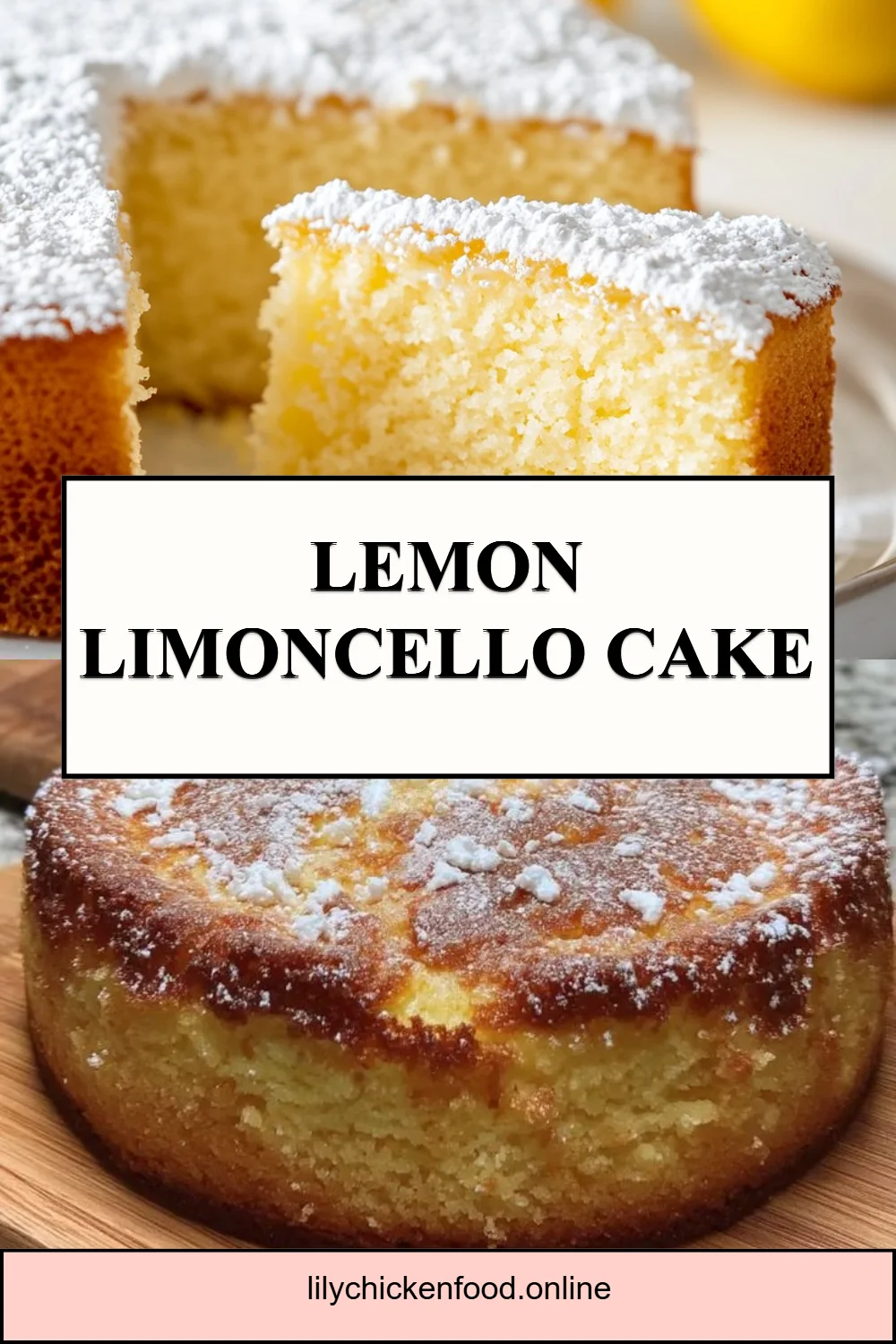 Lemon Limoncello Cake