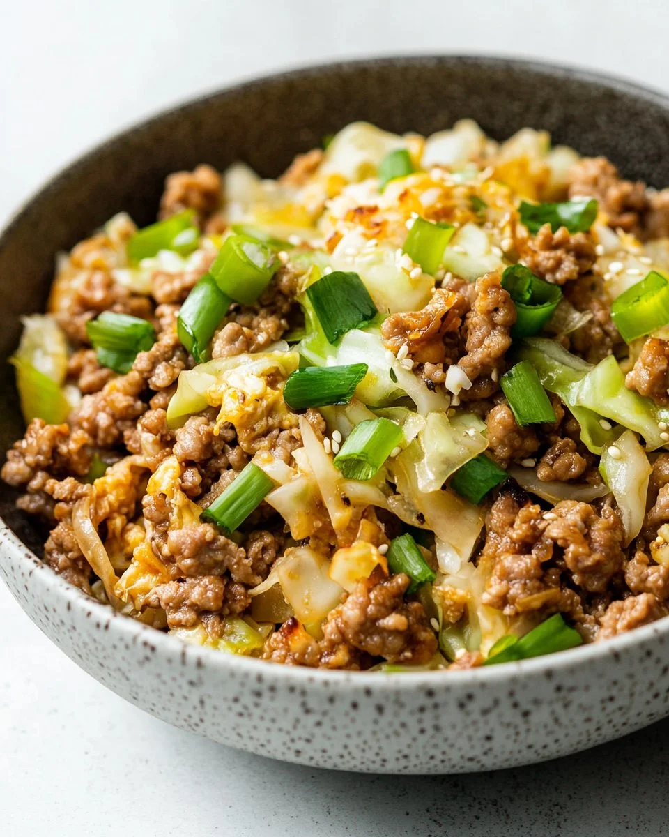 Low Carb Egg Roll in a Bowl