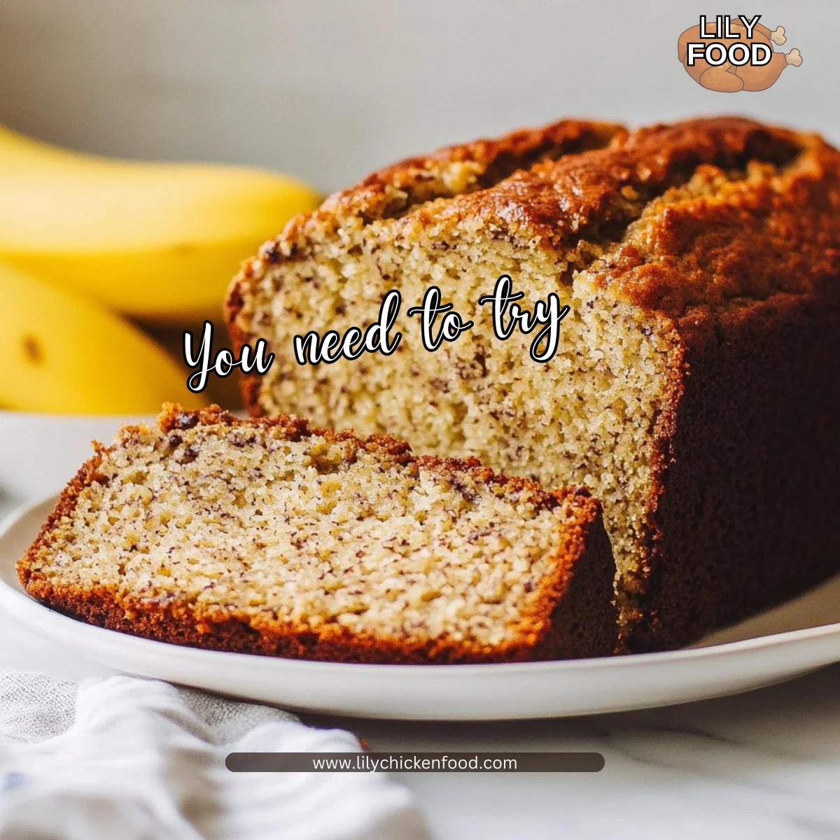 Moist Banana Quick Bread