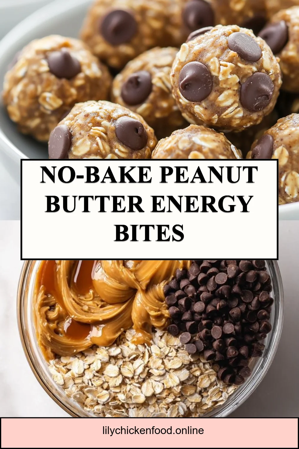 No-Bake Peanut Butter Energy Bites
