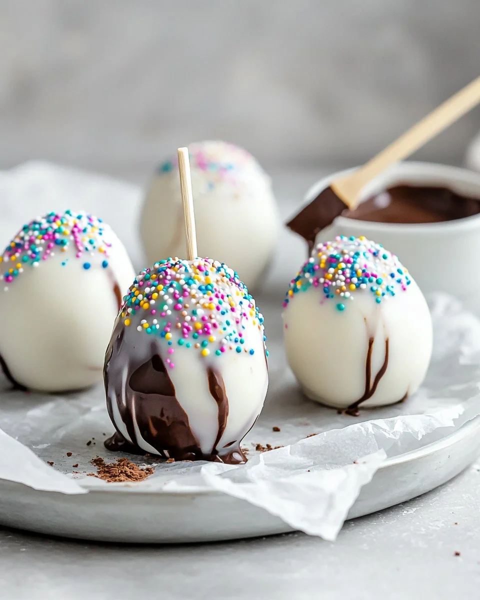 Homemade Peanut Butter Easter Eggs decorated for Easter