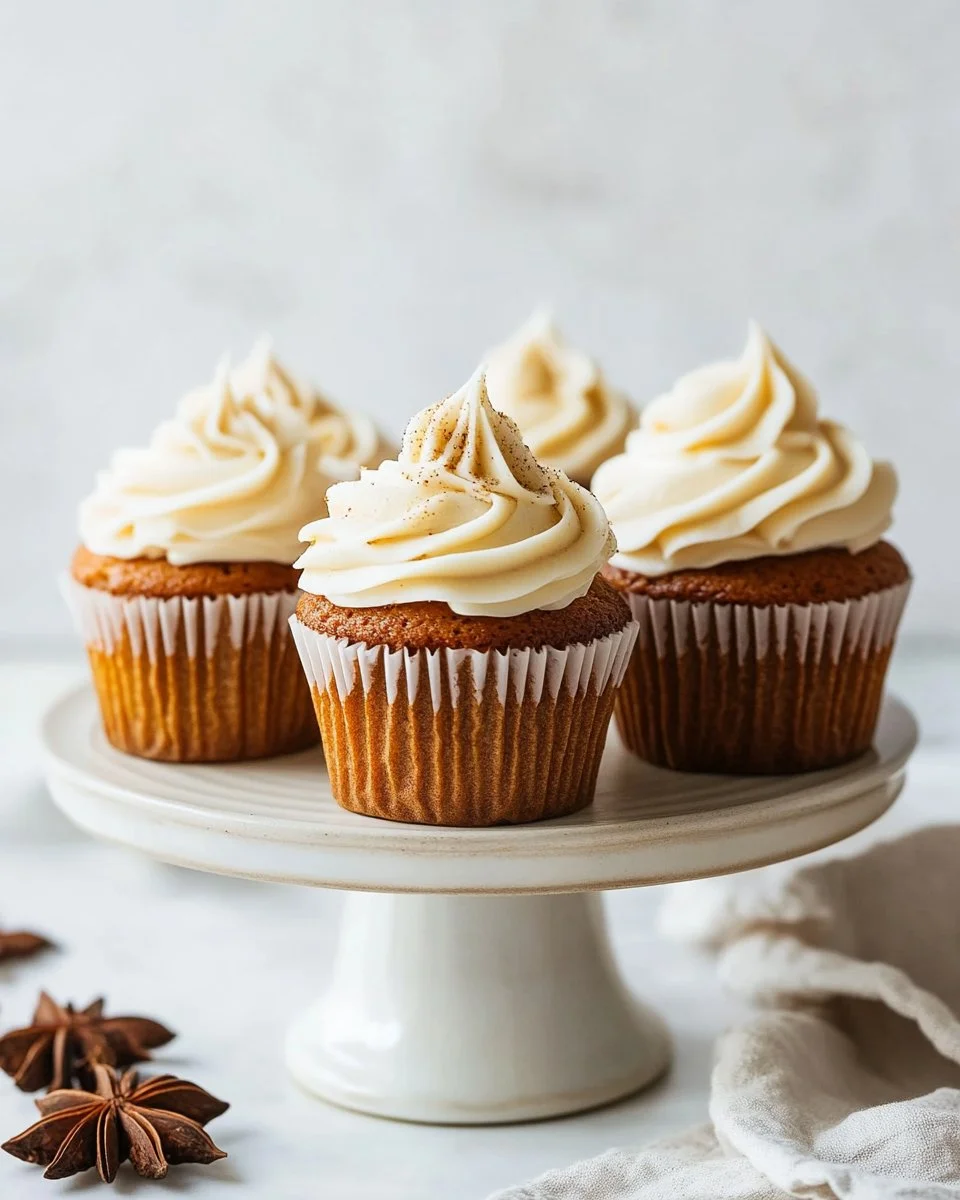 Delicious slice of homemade spice cake with warm spices and frosting