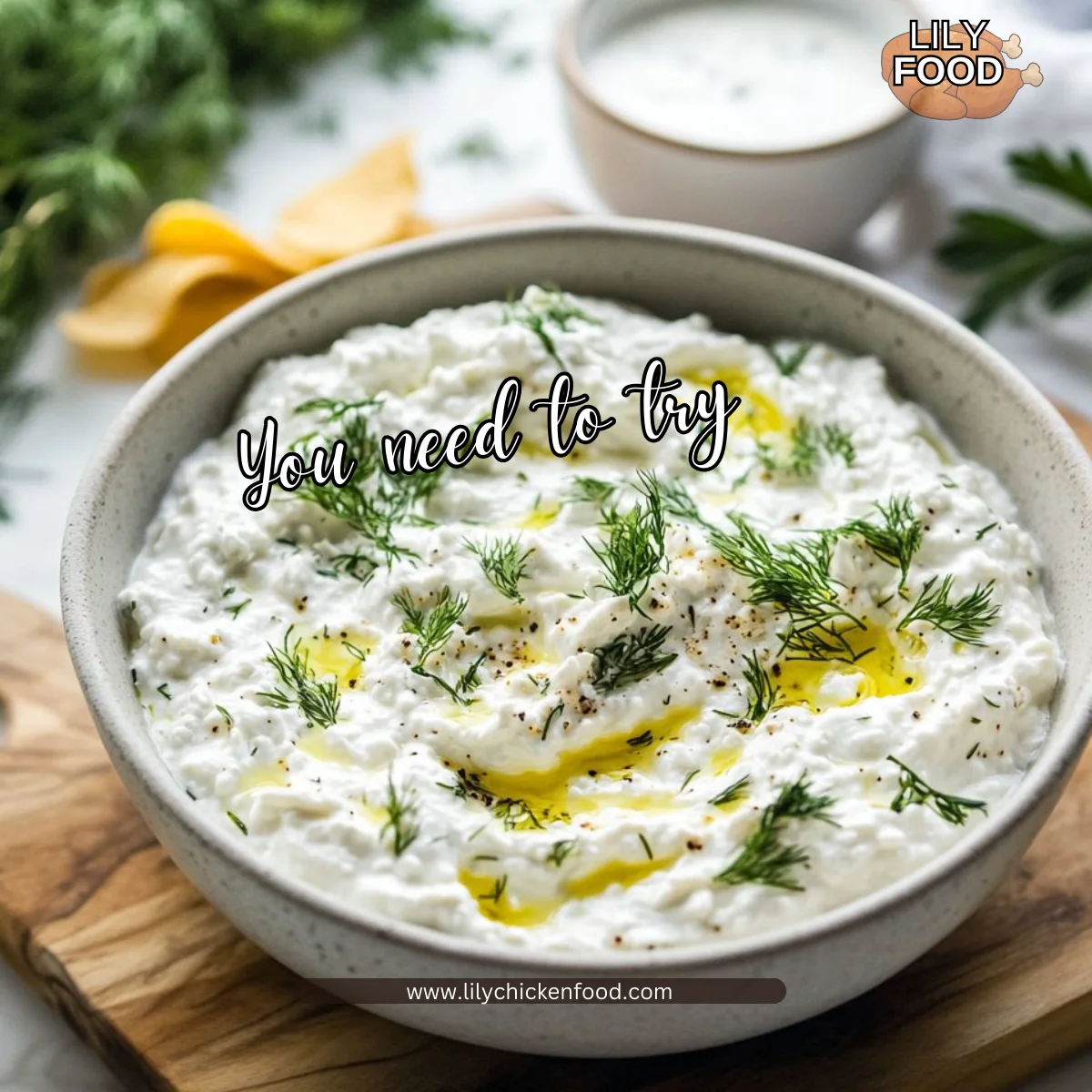 Whipped Cottage Cheese Dip